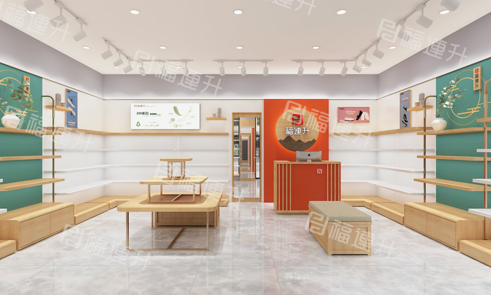 福連升健康舒適休閑鞋、老北京布鞋店面效果圖2