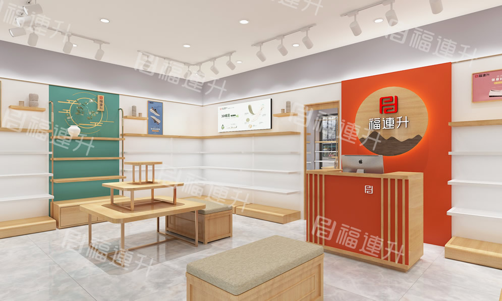 福連升健康舒適休閑鞋、老北京布鞋店面效果圖4