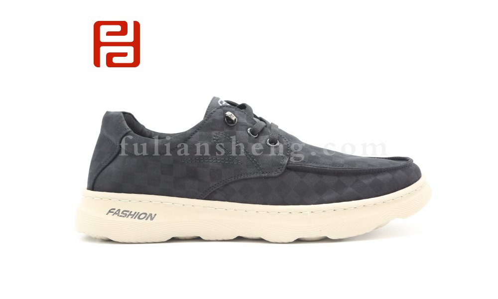 福連升秋季新款舒適休閑棋盤格超輕男單鞋板鞋老北京布鞋