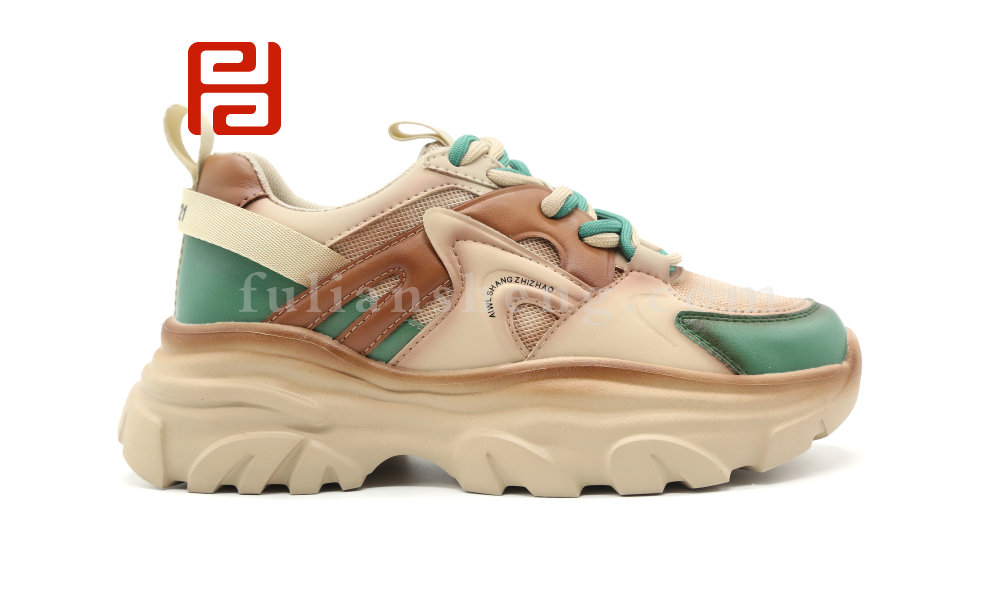 福連升秋季時(shí)尚運(yùn)動(dòng)鞋女鞋單鞋厚底老爹鞋