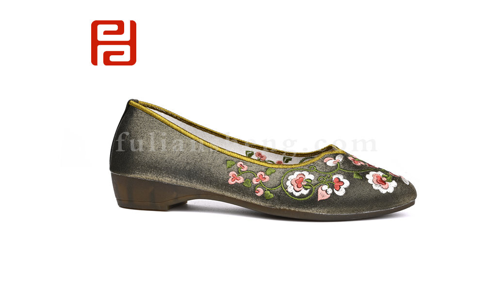 福連升春季女鞋漢唐風(fēng)韻漢舞鞋中國(guó)風(fēng)老北京布鞋