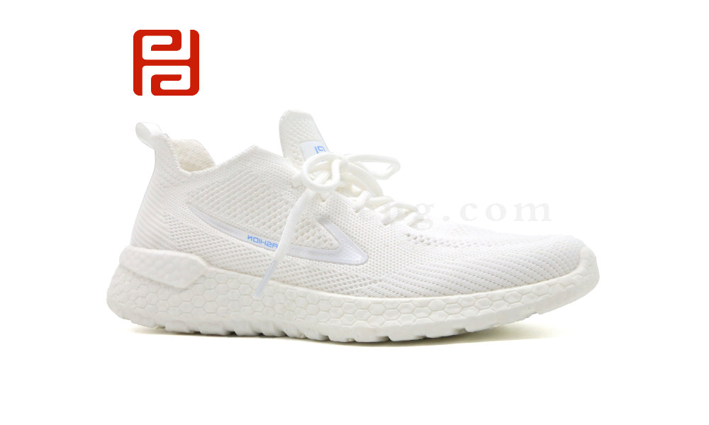 福連升夏季男鞋休閑運(yùn)動(dòng)鞋透氣飛織爆米花底漫步鞋