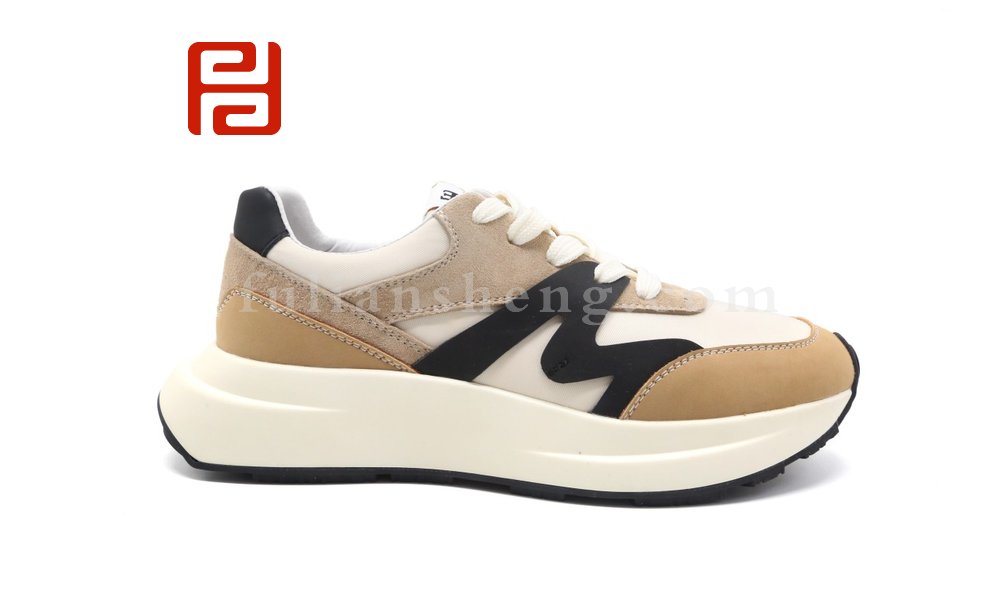 福連升休閑鞋秋季時(shí)尚運(yùn)動(dòng)阿甘鞋拼色復(fù)古女鞋