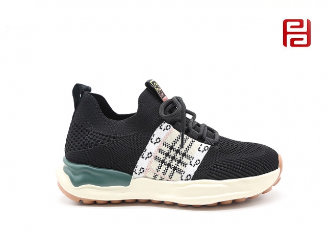 福連升舒適軟底女鞋春季透氣休閑運(yùn)動旅游鞋媽媽鞋