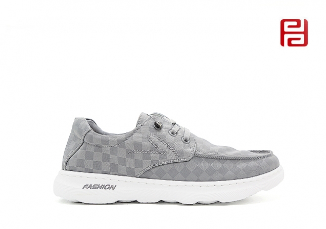 福連升秋季新款舒適休閑棋盤格超輕男單鞋板鞋老北京布鞋