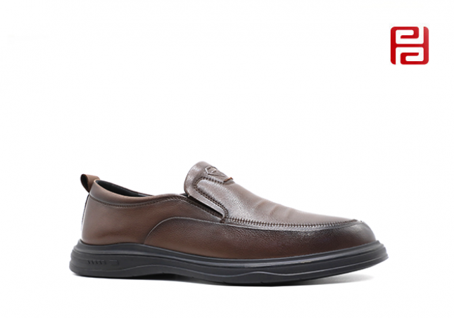 輕松工作男鞋商務(wù)休閑皮鞋3D緩震鞋墊棉麻里布